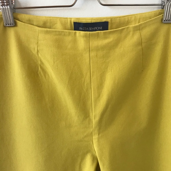 Piazza Sempione bright yellow Audrey pants - Picture 4 of 11